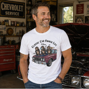 En Tri-matière T-Shirt drôle pour propriétaire de voiture classiq