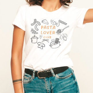 En Tri-matière T-Shirt du Club des amoureux de pâtes