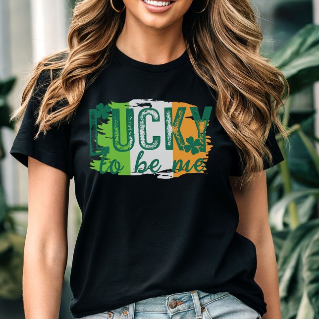 En Tri-matière T-shirt du drapeau irlandais de la Saint-Patrick (Créateur téléchargé)