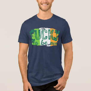En Tri-matière T-shirt du drapeau irlandais de la Saint-Patrick