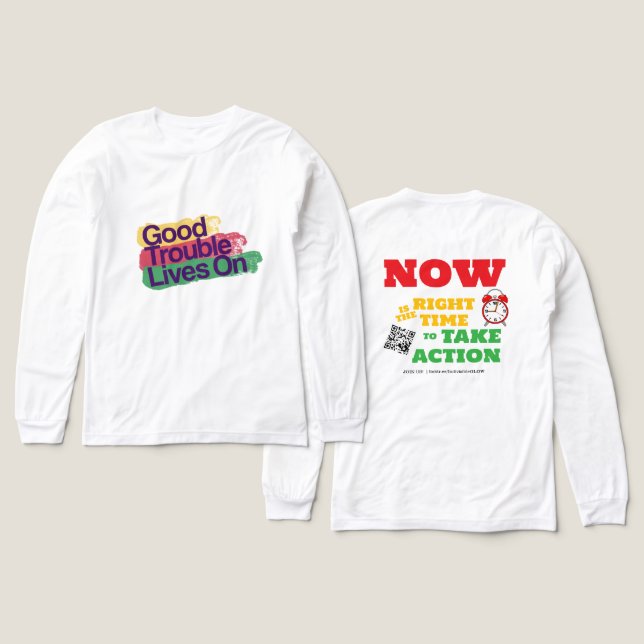 En Tri-matière T-shirt du groupe GLOW indivisible (Motif recto et verso)