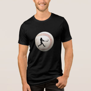 En Tri-matière T-shirt du joueur de baseball vintage