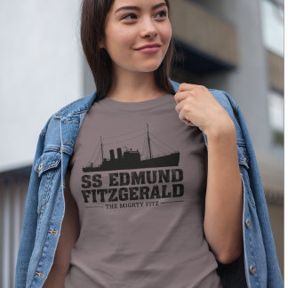 En Tri-matière T-shirt du navire des Grands Lacs, cadeau SS Edmun