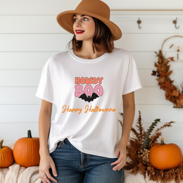 En Tri-matière T-shirt éffrayant Halloween Boo (Créateur téléchargé)