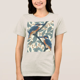 En Tri-matière T-shirt élégant Martin-pêcheur