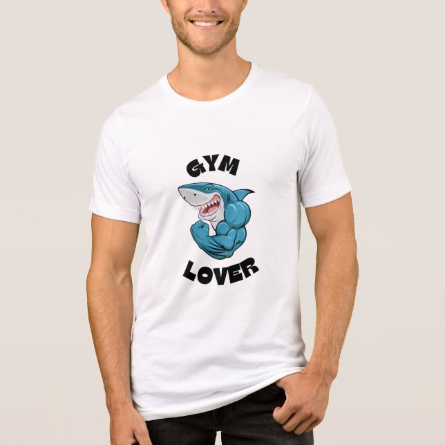 En Tri-matière T-Shirt élégant pour hommes avec impression dauphi (Recto)