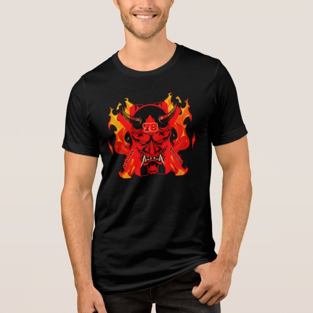 En Tri-matière T-Shirt Evil Samouraï  (Recto)