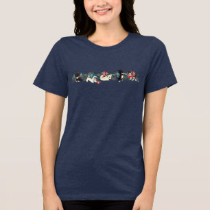 En Tri-matière T-shirt Fairy Christmas Kittens