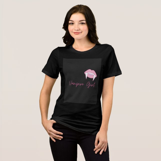 En Tri-matière T-shirt Fangtastic Elegance (Recto plein)