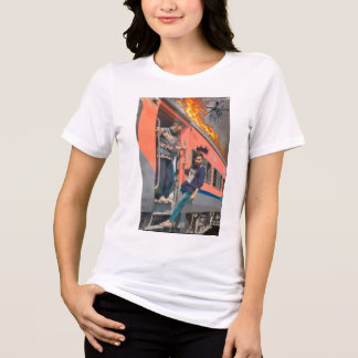 En Tri-matière T-shirt femme