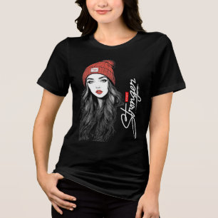 En Tri-matière t-shirt femme ai imagine