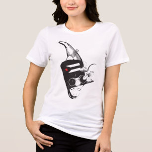 En Tri-matière T-Shirt Femme Art Porto-Ricain Plena Punk