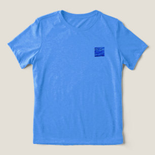 En Tri-matière T-Shirt FEMME BELLA TRI COOL BLUE DESIGN 
