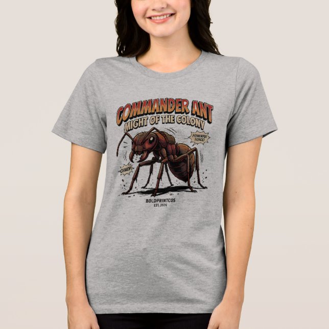 En Tri-matière T-shirt femme Commander Ant (Recto)