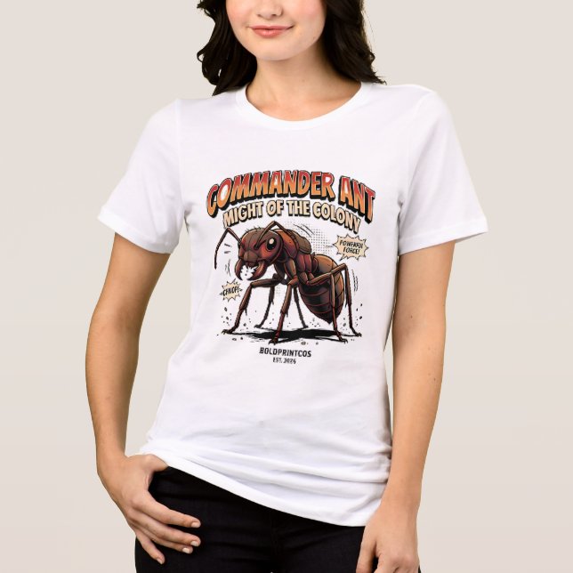 En Tri-matière T-shirt femme Commander Ant (Recto)