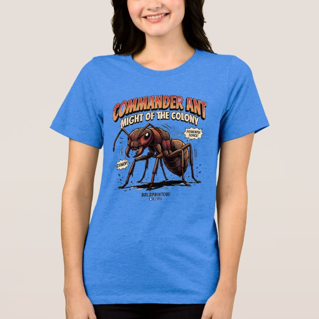 En Tri-matière T-shirt femme Commander Ant (Recto)