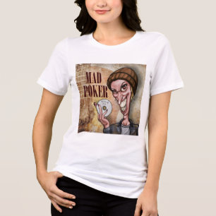 En Tri-matière T-shirt femme de la MaD Poker 90's Grunge Pazzo