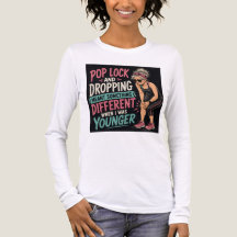 T-shirt femme drôle de verrouillage et de chute de