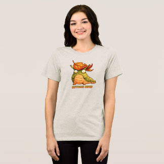 En Tri-matière T-Shirt Femme Humeur d'Automne Escargot