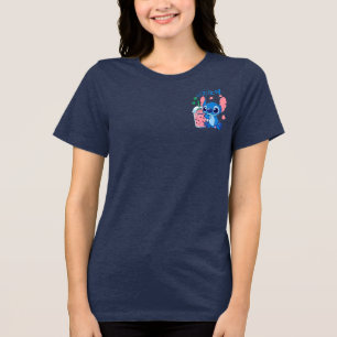 En Tri-matière T-shirt femme Stich design