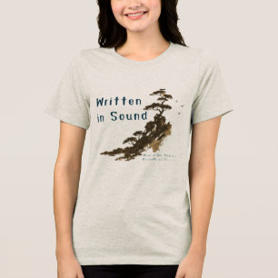 En Tri-matière T-shirt femme Written in Sound