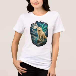 En Tri-matière T-Shirt Femmes Loup Sauvage Tee
