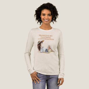En Tri-matière T-Shirt Fille Silencieux