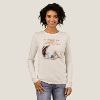 En Tri-matière T-Shirt Fille Silencieux