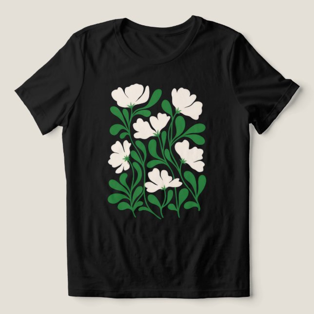 En Tri-matière T-shirt fleuri pour femmes Sky Bloom (Design Recto)