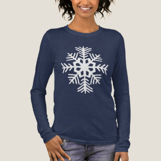 En Tri-matière T-shirt flocon de neige