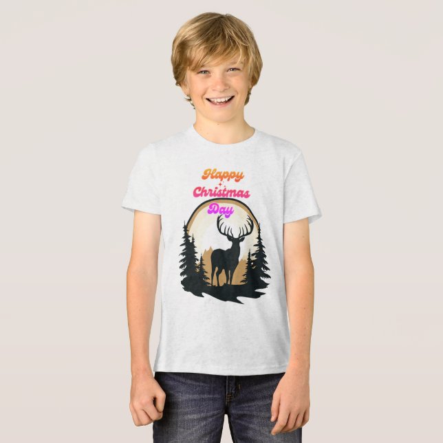 En Tri-matière T-shirt garçon (Recto plein)