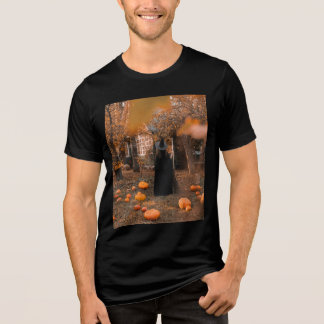 En Tri-matière T-shirt Girl in Garden - Tee graphique Pittoresque