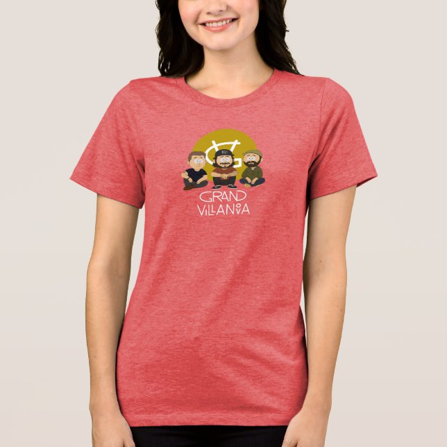 En Tri-matière T-shirt Grand Villanova (Recto)