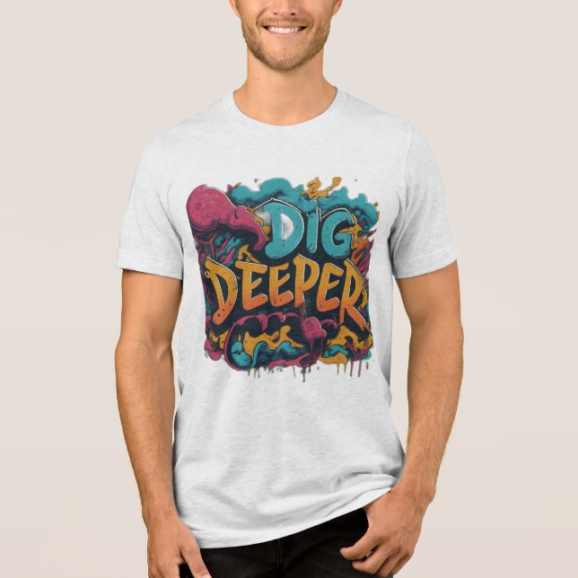 En Tri-matière T-shirt Graphic Deeper (Recto)