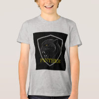 T-shirt graphique à motif de panthère féroce | Ani