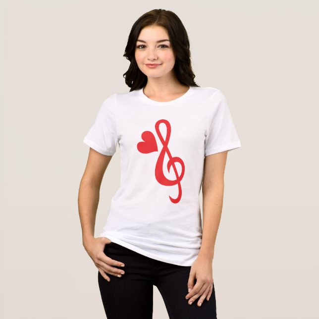 En Tri-matière T-Shirt Graphique Blanc pour Femmes  (Recto plein)
