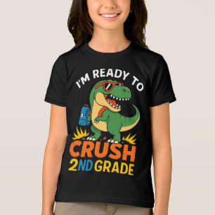 En Tri-matière T-shirt graphique Boy Girl Love Mosasaurus 2026