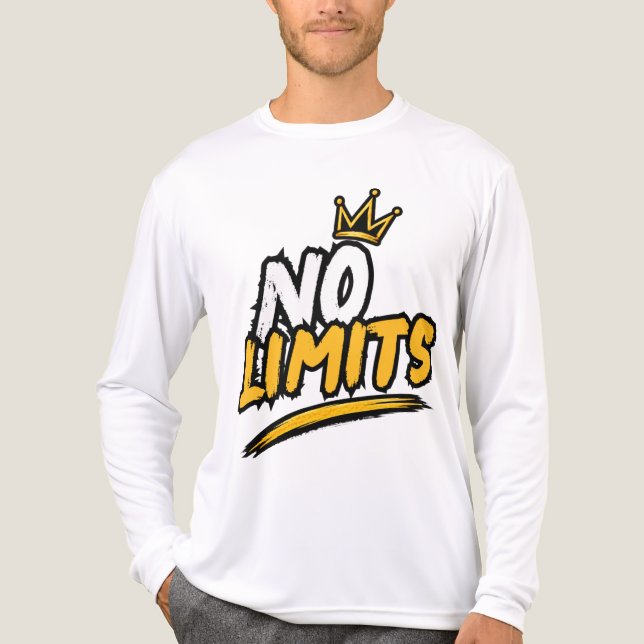 En Tri-matière T-Shirt Graphique Couronne Sans Limites (Recto)