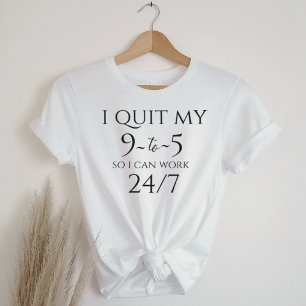 En Tri-matière T-shirt graphique décontracté pour le bureau - Arr
