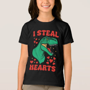En Tri-matière T-shirt graphique Garçon Fille Amour Mosasaurus 20