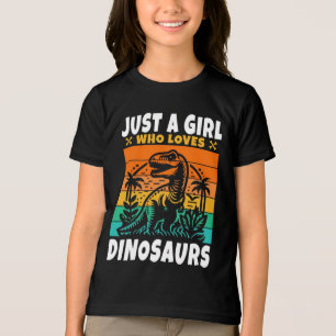 En Tri-matière T-shirt graphique Garçon Fille Amour Mosasaurus 20