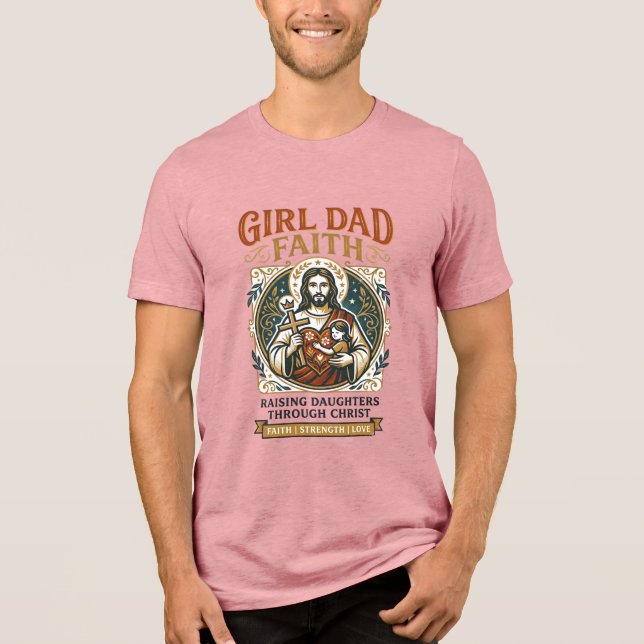 En Tri-matière T-shirt graphique micro-identités de la paternité  (Recto)