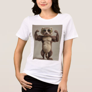 En Tri-matière T-Shirt Graphique Minimaliste – Force Tranquille