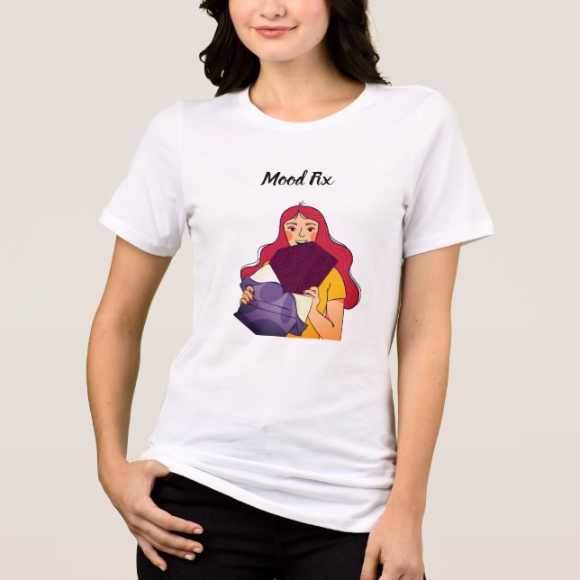 En Tri-matière T-shirt graphique Mood Fix (Recto)