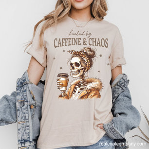 En Tri-matière T-Shirt graphique occidental - Maman de caféine et