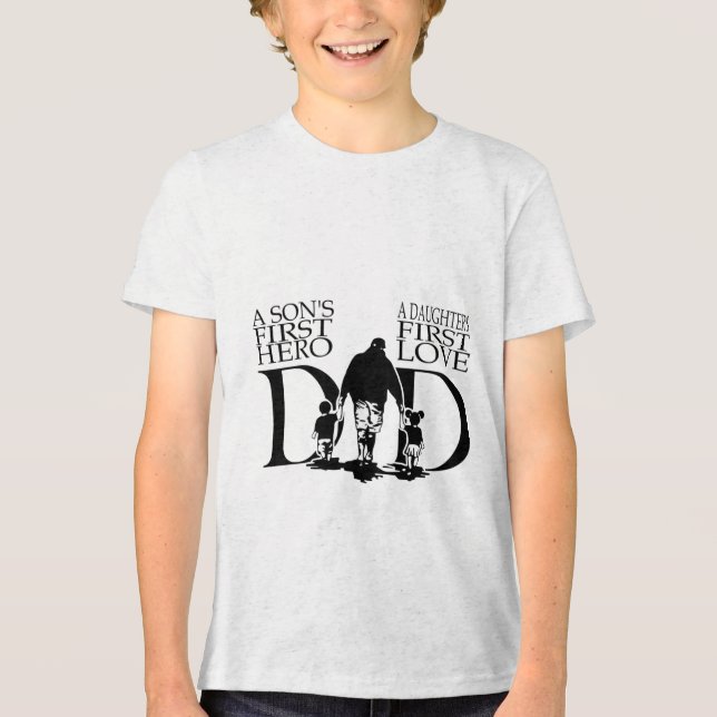 En Tri-matière T-Shirt Graphique pour Enfants  (Recto)