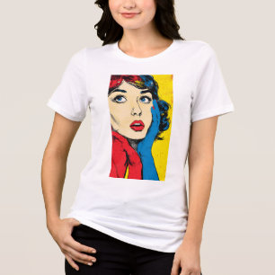 En Tri-matière T-Shirt Graphique sur l'Histoire des États-Unis po