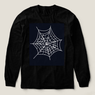 En Tri-matière T-Shirt Graphique Toile d'Araignée – Épuré et Élég
