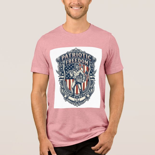 En Tri-matière T-shirt graphique vectoriel de cueilleur de marché (Recto)
