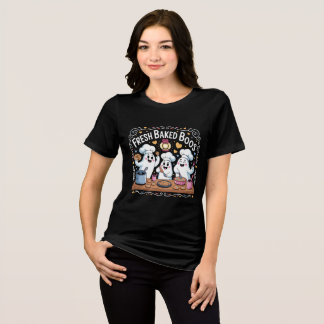 En Tri-matière T-Shirt Halloween Vintage Fresh Baked Boos